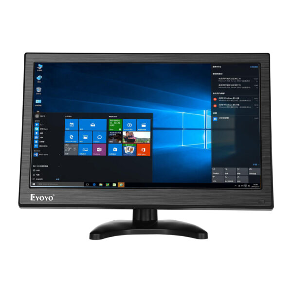 Eyoyo-Moniteur à écran IPS 15.6, écran HDMI 1920x1080, AV/VGA/BNC/USB, port HDMI 178 ° avec télécommande, moniteur FHD pour PC CCTV – Image 9