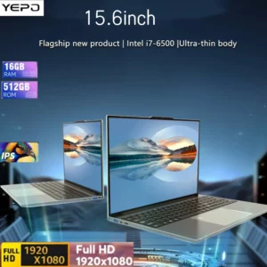 15.6 pouces ordinateur portable professionnel ordinateur portable CPU Intel i7 16GB RAM 2 to SSD stockage Windows 11 reconnaissance d'empreintes digitales clavier rétro-éclairé