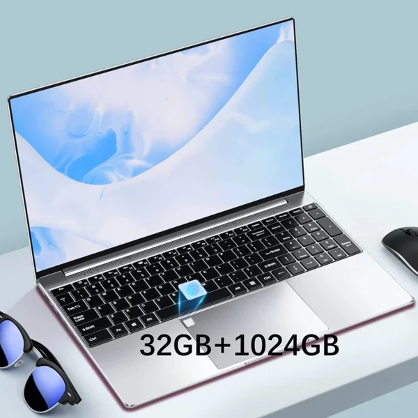 Ordinateur portable 15.6 pouces CPU Intel N5095 16GB RAM 1TB WiFi6 ordinateur d'affaires léger ordinateur portable Windows 11 ordinateurs portables de jeu – Image 10