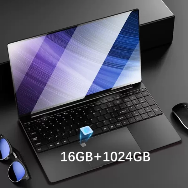 Ordinateur portable 15.6 pouces CPU Intel N5095 16GB RAM 1TB WiFi6 ordinateur d'affaires léger ordinateur portable Windows 11 ordinateurs portables de jeu – Image 18