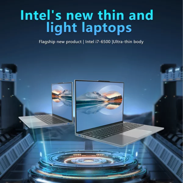 Ordinateurs portables de jeu Intel Core i7-6500U 32GB Ram 2TB SSD Windows 11 ordinateurs portables rétro-éclairé Wifi ordinateur PC ordinateur portable de jeu – Image 2