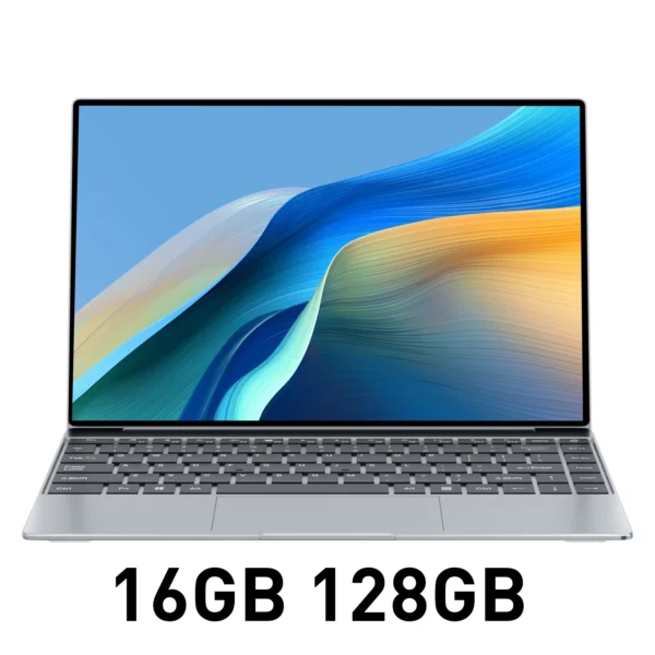 14 "ordinateur portable professionnel Intel N3700 16GB RAM384GB stockage corps Ultra mince ordinateurs portables de jeu Windows 11 pc de jeu 256GB/512GB/1TBsilver – Image 11