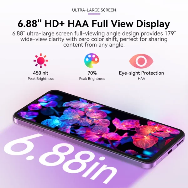 [Première mondiale] IIIF150 Action A5Pro téléphone double écran conception Smartphone Android 15 8GB RAM 256GB ROM 6.8 "HD + affichage 5100mAh – Image 4