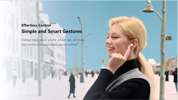 Écouteurs sans fil TWS Q21, suppression Active du bruit, vente flash, casque Bluetooth, pénétration, 1 plus – Image 18