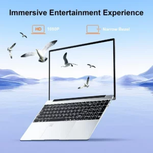 15.6 "ordinateur portable 32 Go Ram DDR4 2 To SSD avec empreinte digitale rétroéclairé ordinateur portable PC de jeu Intel UHD Graphics HD 480 P rose