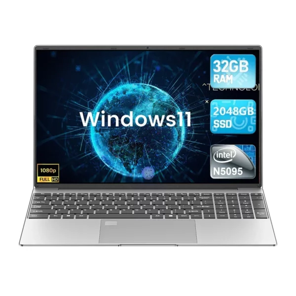 15.6 "ordinateur portable 32 Go Ram DDR4 2 To SSD avec empreinte digitale rétroéclairé ordinateur portable PC de jeu Intel UHD Graphics HD 480 P rose – Image 2