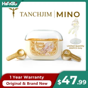 Tanchjim MINO Asano TWS écouteurs sans fil 10mm pilote dynamique Bluetooth 5.3 écouteurs antibruit commandes tactiles intelligentes