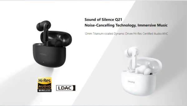 Écouteurs sans fil TWS Q21, suppression Active du bruit, vente flash, casque Bluetooth, pénétration, 1 plus – Image 12