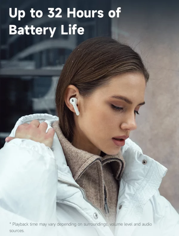 Edifier W260NC ANC Écouteurs TWS antibruit Bluetooth 5.3 Écouteurs sans fil haute résolution avec LDAC, 32 heures, connexion multiple – Image 18