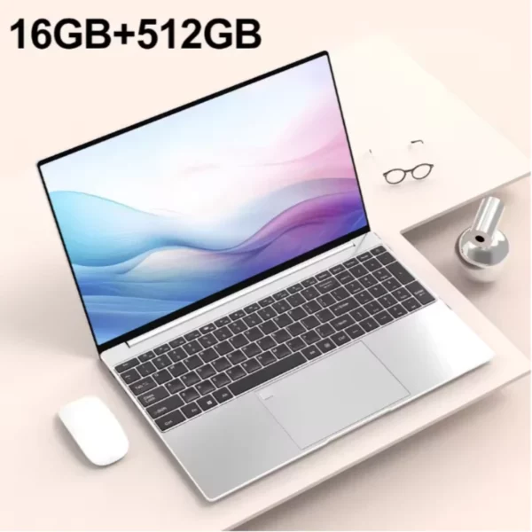 Station de travail ordinateur portable Windows 11 Intel N95 15.6 pouces ordinateurs portables de jeu 7500 mAh ultra longue veille bureau 16 Go de RAM 2 To SSD – Image 10