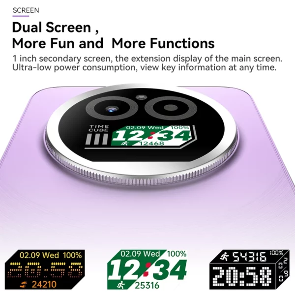 [Première mondiale] IIIF150 Action A5Pro téléphone double écran conception Smartphone Android 15 8GB RAM 256GB ROM 6.8 "HD + affichage 5100mAh – Image 3