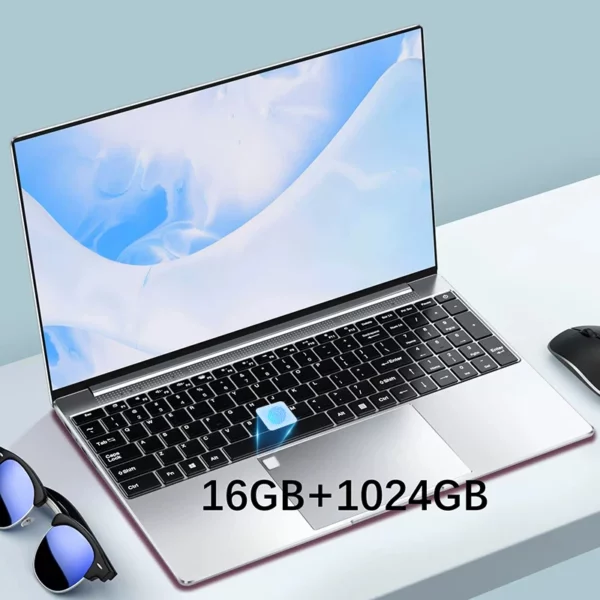 Ordinateur portable 15.6 pouces CPU Intel N5095 16GB RAM 1TB WiFi6 ordinateur d'affaires léger ordinateur portable Windows 11 ordinateurs portables de jeu – Image 9