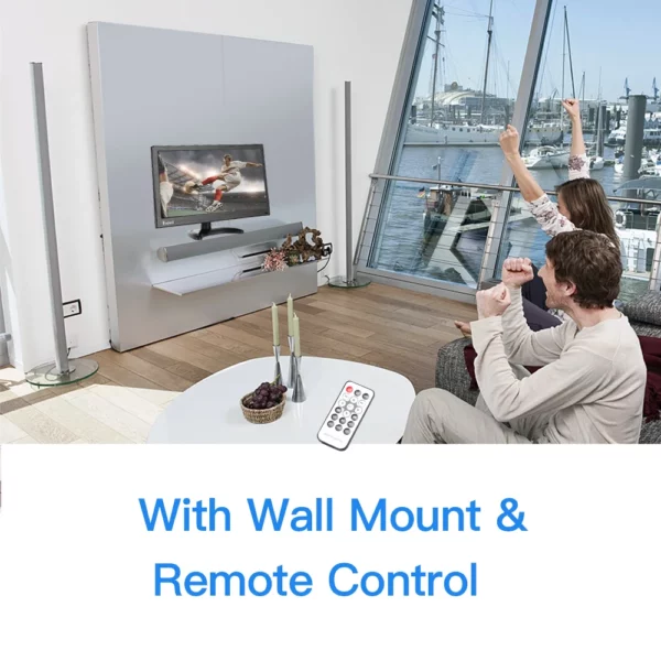 Eyoyo-Moniteur à écran IPS 15.6, écran HDMI 1920x1080, AV/VGA/BNC/USB, port HDMI 178 ° avec télécommande, moniteur FHD pour PC CCTV – Image 5