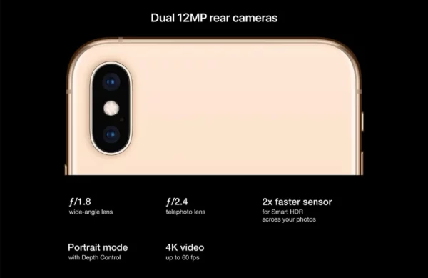 Apple-iPhone XS Téléphone portable d'occasion débloqué, Face ID, 5.8 ", 4G Permanence, A12, 4G RAM, 64 Go, 256 Go, 512 Go, Dean, Hexa Core, Original – Image 14