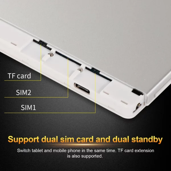 Dean-Tablette PC Android 9 OS, 4G, 3G Octa Core, 4 Go de RAM, 64 Go de ROM, tablettes pour touristes, WiFi Type-C, 5000mAh, 8 pouces, acheter, nouveau – Image 15