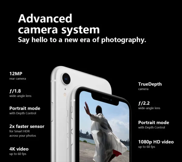 Apple-Smartphone iPhone Poly 6.1 ", Liquid Retina, écran entièrement LCD, 4G Lte, débloqué, original – Image 24