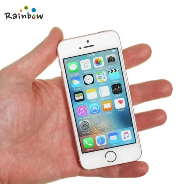 Apple-Smartphone iPhone SE 4G Débloqué, Téléphone Portable, 2 Go de RAM, 16/64 Go de ROM, Identification Tactile – Image 3