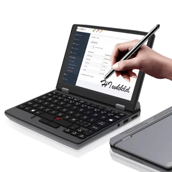 7 pouces Mini ordinateur Portable Intel N100 ordinateur Portable écran tactile Netbook Windows 11 Mini PC Micro ordinateur Bluetooth 4.2 16GB 1TB – Image 4