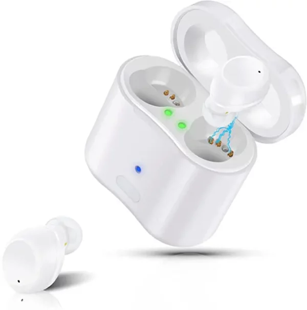 Modes de fonctionnement rechargeables à une touche, aide auditive Invisible sans bruit, aide auditive intelligente pour perte sévère, soins auditifs – Image 8