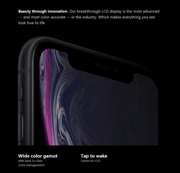 Apple-Smartphone iPhone Poly 6.1 ", Liquid Retina, écran entièrement LCD, 4G Lte, débloqué, original – Image 15