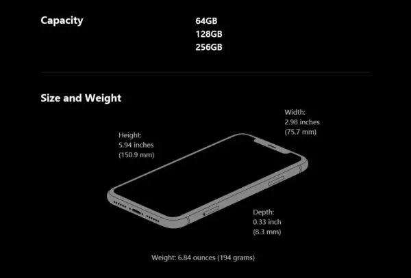 Apple-Smartphone iPhone Poly 6.1 ", Liquid Retina, écran entièrement LCD, 4G Lte, débloqué, original – Image 26