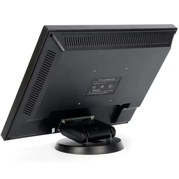 Moniteur LCD industriel 12 pouces 1024x768 800x600, pour caméra de Microscope DVR CCTV, haut-parleur intégré – Image 4