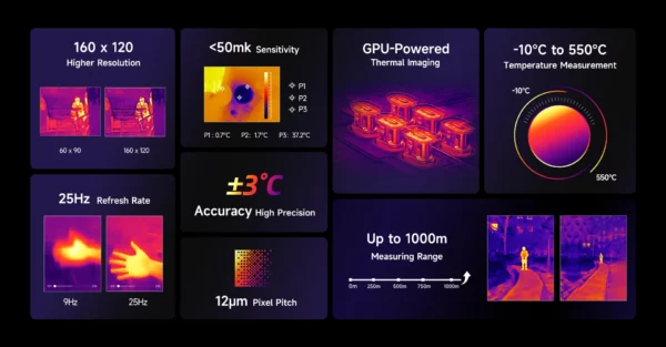 【Première mondiale】Ulefone Armor Pad 4 Ultra 5G Tablette robuste Imagerie thermique 11800mAh 10,36"2K 16GB + 256GB Android 14 Lumière LED – Image 21