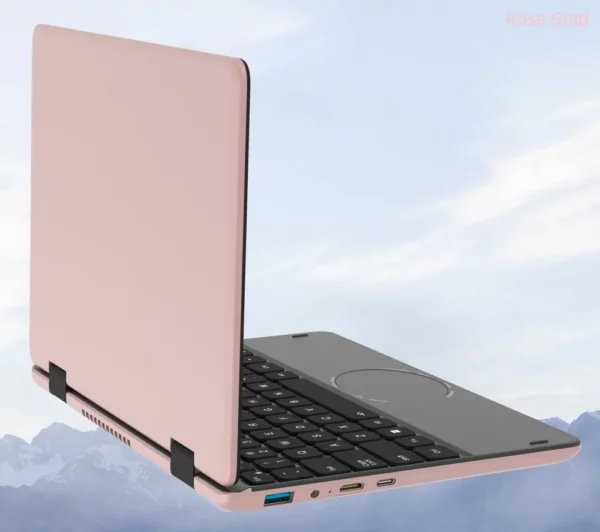Pas cher 360 °   Écran tactile ordinateur Portable 11 pouces Intel N100 CPU 16GB/32GB DDR4 128G--1TB SSD Portable bureau ordinateur Portable Mini ordinateur – Image 9