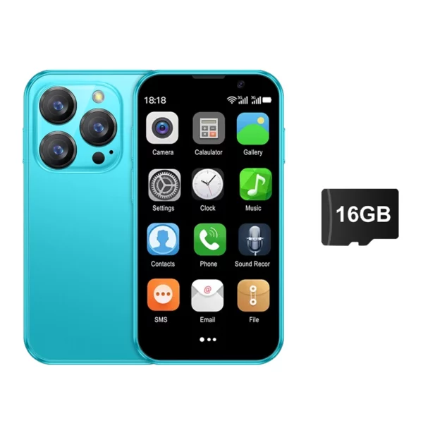SERVO-Mini Smartphone 16SE, 16 Go, Android 9.0, Wifi, Touristes, EpiStandby Play, PR3 G, WCDMA, Petit Téléphone Portable Intelligent de 3.0 Pouces, Nouvelle Version – Image 7