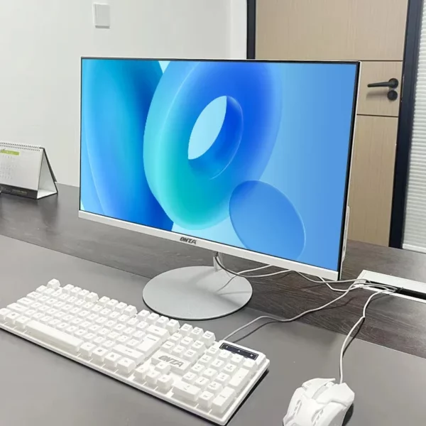 PC de bureau tout-en-un 21,5"/23,8"/ 27 "FHD Display Core I3 I5 I7 ordinateur de jeu tout-en-un avec clavier/souris filaires – Image 3