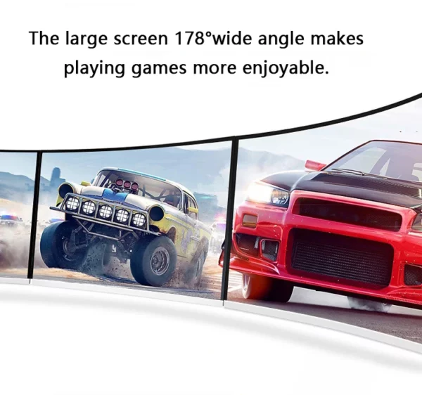 Écran LCD incurvé gaming HD 165 p, IPS, 24 pouces, 1080 hz, avec affichage de bureau, 1MS, HDMI – Image 15