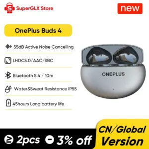 2025 nouveau OnePlus Buds 4 véritable sans fil AI appel suppression du bruit écouteurs 55dB longue portée IP55 étanche Portable écouteurs 5.4