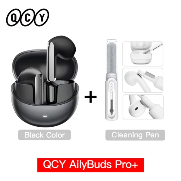 QCY-Écouteurs sans fil AilyBuds Pro+ ANC, HT10, Hi-Res Audio, AC Sat, Bluetooth 5.3, 6 micros, AI, HD, appel, connexion multipoint – Image 10