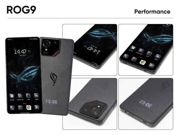 Première mondiale ASUS ROG Phone 9 5G Smartphone Snapdragon 8 Elite 6.78 ''185Hz AMOLED Display ROG 9 Pro 5800mAh NFC téléphone portable – Image 16