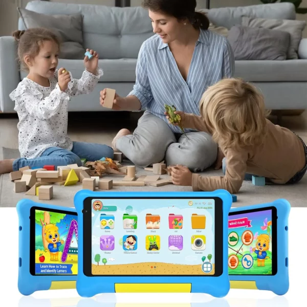 URAO enfant tablette Android 13 7 pouces 5GB RAM 32GB ROM 128GB étendre 5G WiFi 4000mAh batterie double caméra cadeau pour enfants enfants logiciel – Image 6