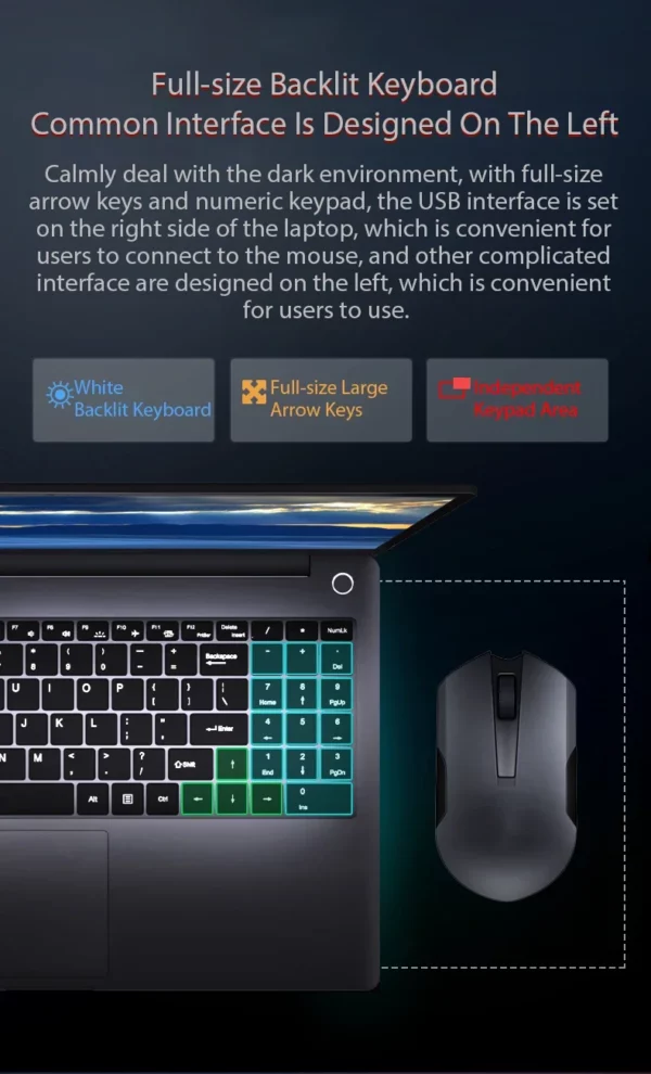 Ordinateur portable AMD Ryzen 7 5700U Gaming Lapmedicents, 15.6 pouces, injuste, Max Ram 64 Go, DDR4 MAX Rom 4 To, SSD, Windows 10, 11 Pro, Bluetooth, WiFi – Image 15