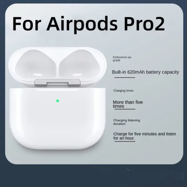 Étui de chargement sans fil pour écouteurs Bluetooth, pour AirPods Pro 1 2 3, boîtier de chargeur, compartiment de chargement de remplacement pour AirPods 3 et 4bin – Image 7