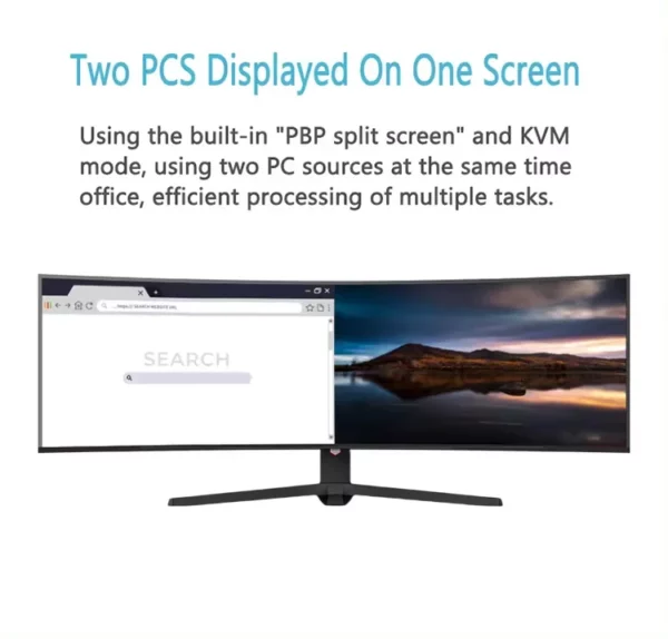 Moniteur 49" 4K 3840*1600 Ultra WQHD – Image 10