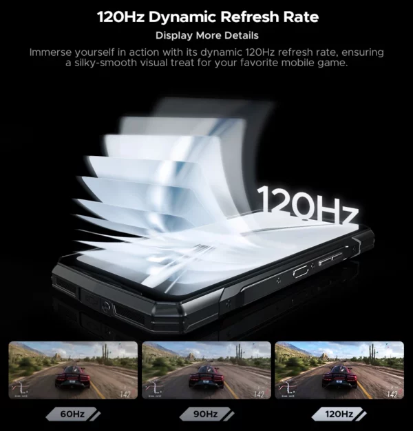 DOOGEE V40 Pro 5G téléphone robuste 6.78 "16GB + 512GB téléphones de jeu dimension 7300 200MP AI caméra 8680mAh Android 14 – Image 39