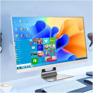 27 pouces tout-en-un PC Core I7 10750H 16GB RAM 512GB SSD OEM AIO ordinateur de bureau monobloc tout en un PC avec batterie UPS