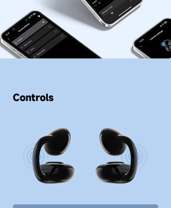 EDIFIER LolliClip écouteurs sans fil à oreille ouverte Bluetooth 5.4 haute résolution LDAC adaptatif ANC écouteur connexion multipoint IP56 – Image 30