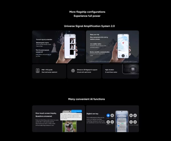 VIVO X200 Ultra 5G Smartphone Snapdragon 8 Elite 6.82 ''AMOLED LCD 6000mAh 90W Charge Flash 50MP + 200MP caméra NFC Android 15 – Image 32