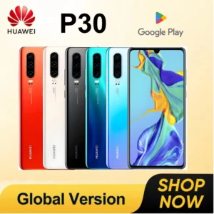 Huawei P30 Global déverrouiller Smartphone Android, 6.1 pouces, 40MP, 8 + 256GB ROM, téléphones mobiles 4G, Google Play Store, double SIM, téléphones portables