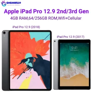 Apple-iPad Pro 12.9 d'origine, iPad débloqué, 2e, merveilleuse Isabel, Wi-Fi, cellulaire, Dean, 64 Go, 2017/2018 Go de RAM, 4 Go, 12MP, IPS, LCD, iOS, 256, neuf, 96%