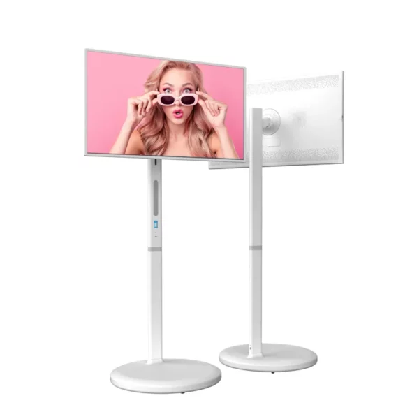 Écran tactile intelligent 32 pouces 8 + 128G Android 12, batterie intégrée, avec procureur, wifi, HDMI, support mobile, HD, LCD, TV, produits en vogue – Image 7
