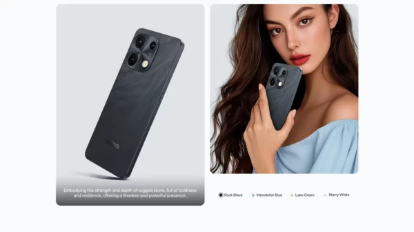 [Nouveau] UMIDIGI Note 100 Android 14 Smartphone 6.8 "HD + 120Hz 50MP caméra 8GB 256GB/6GB 128GB 20W 5000mAh double SIM NFC – Image 17