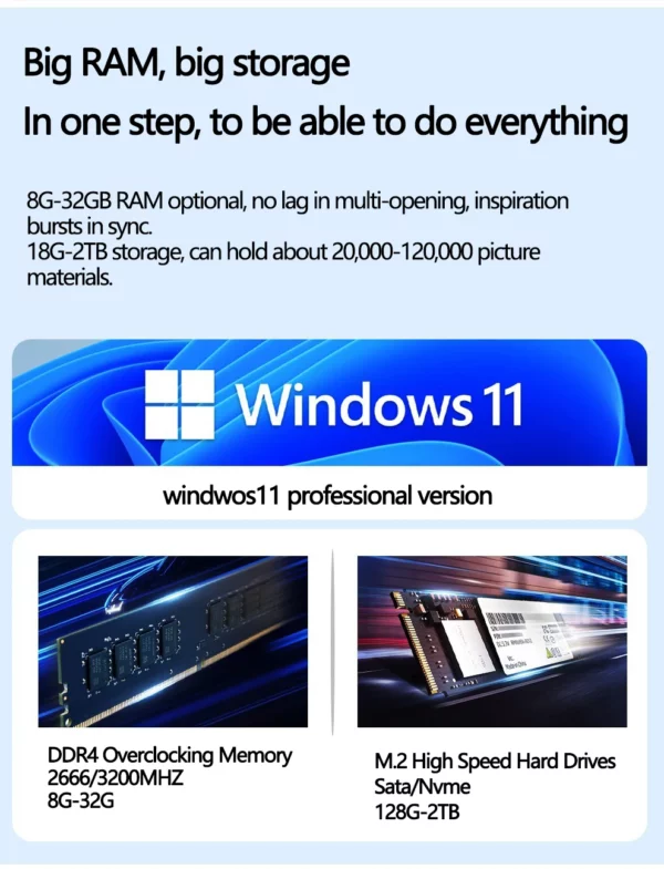 Processeur Intel N100 14 pouces 32 go DDR4 2 to SSD mince ordinateur portable YOGA 6000 mAh tablette 2-en-1 1920*1080 écran tactile 360 °   Bureau rabattable – Image 12