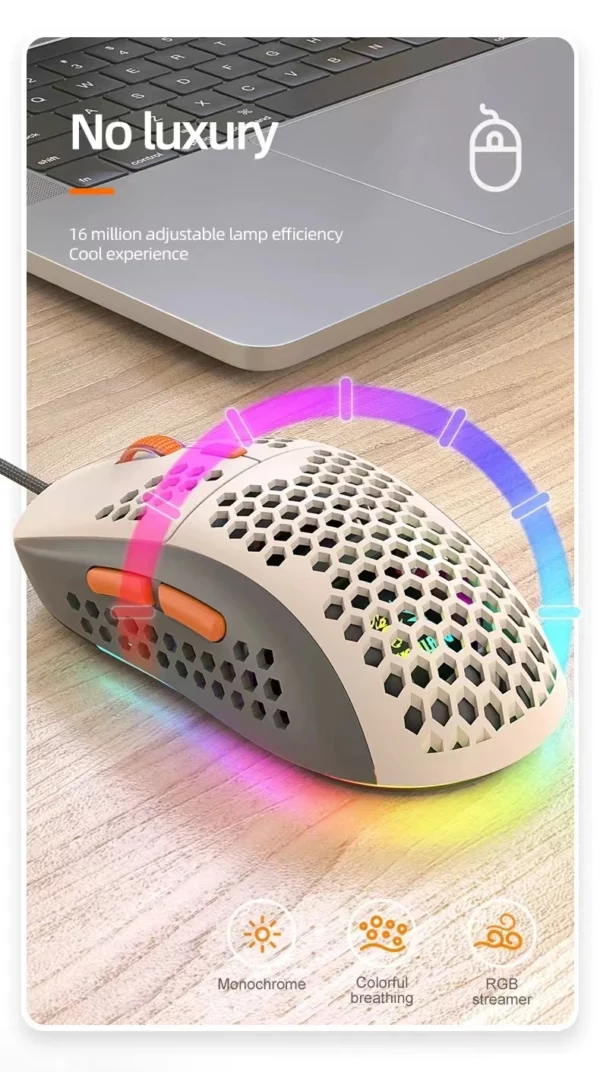 Souris de jeu ultralégère ou moniteur incurvé de 24 pouces, moniteurs d'ordinateur FHD(1920 × 1080p) 75HZ, grand angle de vision de 178 °, moniteur PC – Image 19
