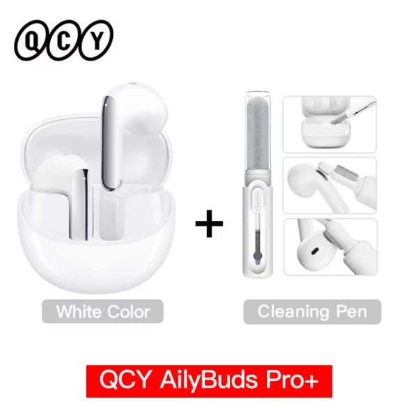 QCY-Écouteurs sans fil AilyBuds Pro+ ANC, HT10, Hi-Res Audio, AC Sat, Bluetooth 5.3, 6 micros, AI, HD, appel, connexion multipoint – Image 12