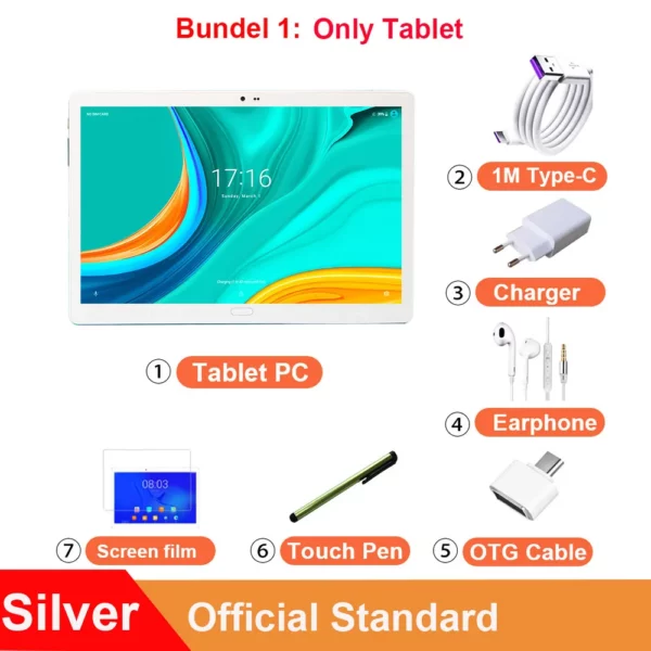 2025 nouveau Design 4G appel téléphonique 2 en 1 tablette clavier d'accueil tablette Android 10.5 "1920*1200 MT6797 10 cœurs 13MP + 5MP 7000mAH – Image 15